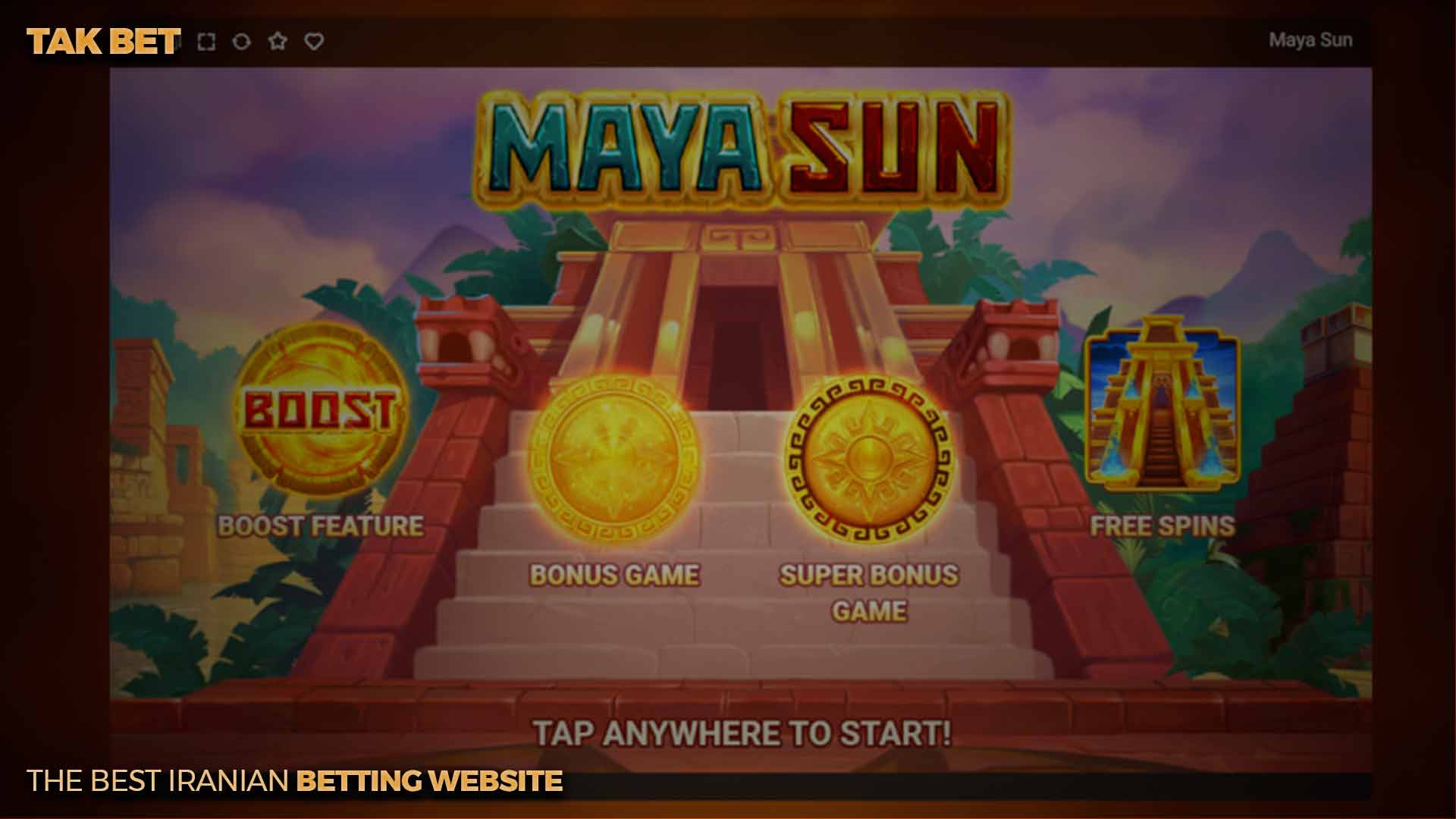 روش انجام بازی Maya Sun سایت تک بت